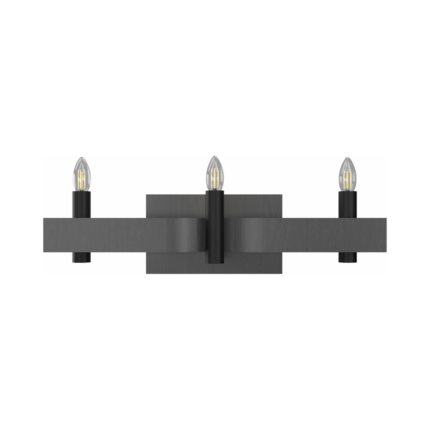 Flow Wall Light in Organic Lead Grey (3-Light).