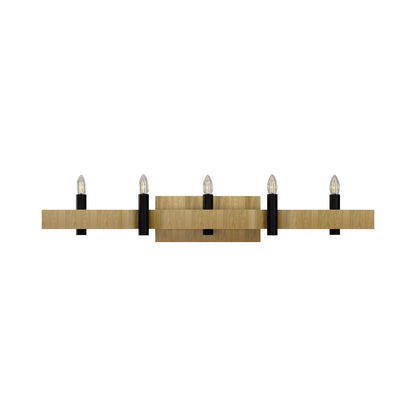 Flow Wall Light in Louro Freijo (5-Light).
