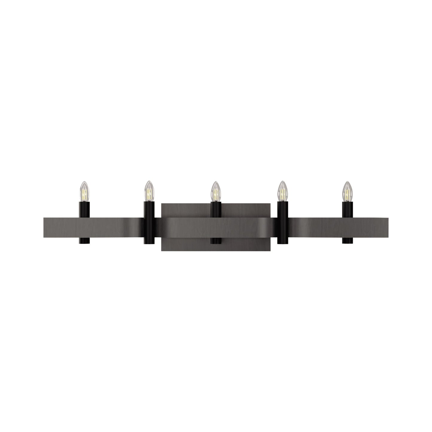 Flow Wall Light in Organic Lead Grey (5-Light).