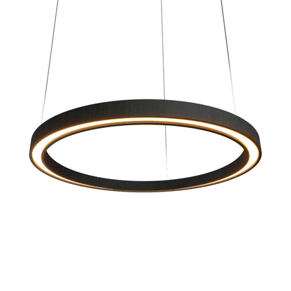Frame 14 LED Pendant Light in Charcoal (15.75-Inch).