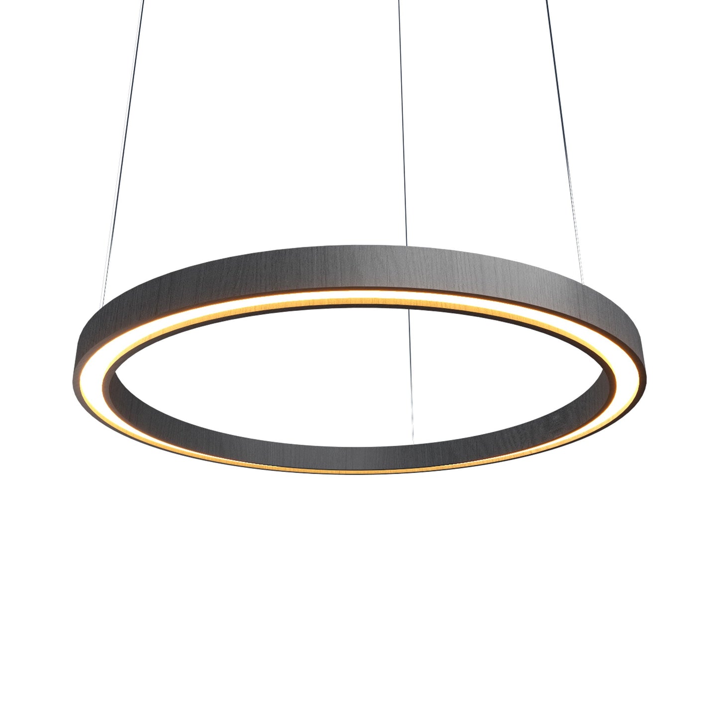 Frame 14 LED Pendant Light in Organic Lead Grey (15.75-Inch).