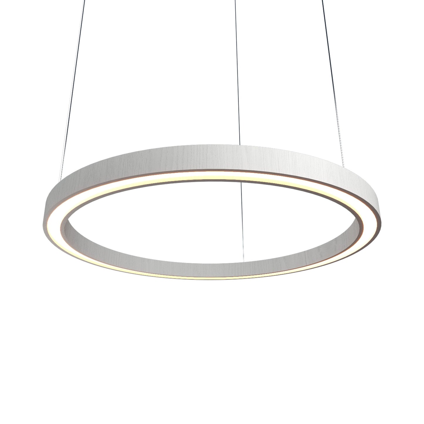 Frame 14 LED Pendant Light in Organic White (15.75-Inch).