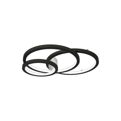 Frame LED Ceiling / Wall Light in Charcoal (Small).