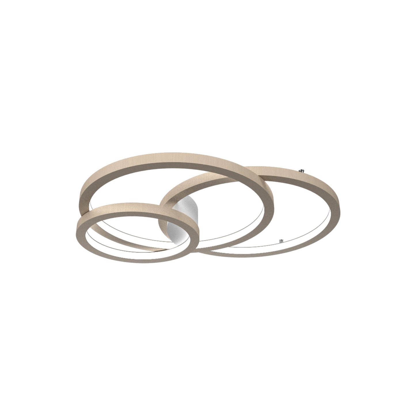 Frame LED Ceiling / Wall Light in Organic Cappuccino (Small).