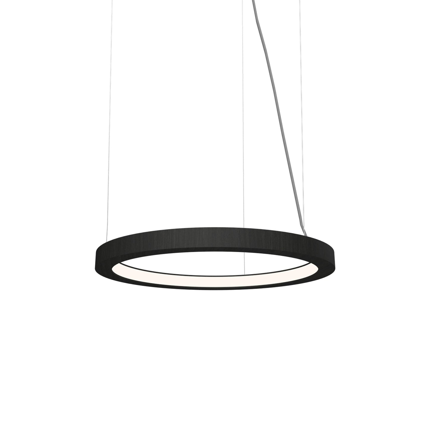 Frame LED Pendant Light in Charcoal (23.62-Inch).