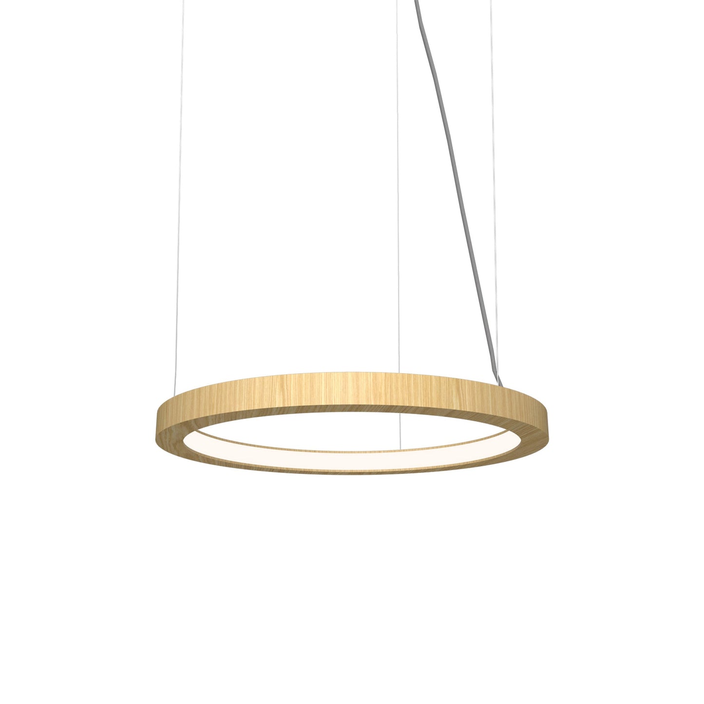 Frame LED Pendant Light in Sand (23.62-Inch).