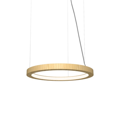 Frame LED Pendant Light in Sand (23.62-Inch).