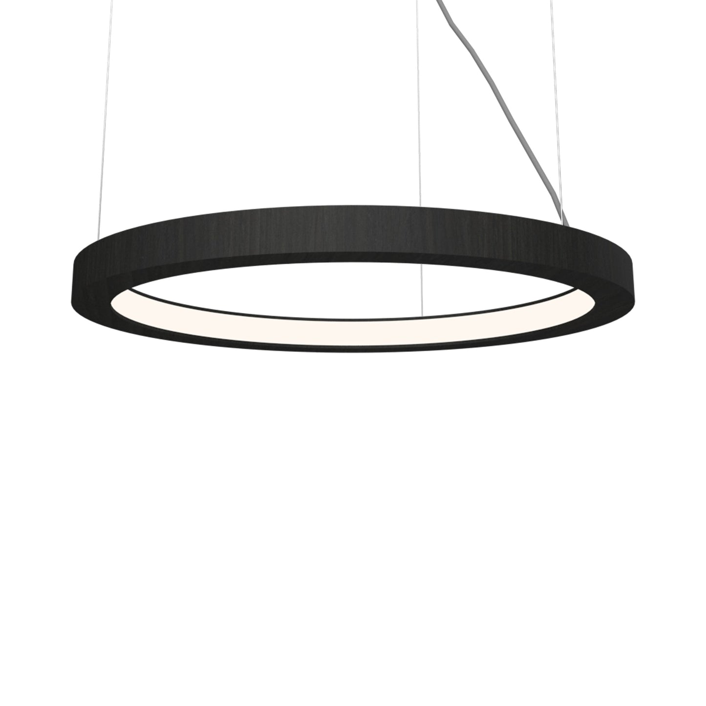Frame LED Ring Chandelier in Charcoal.