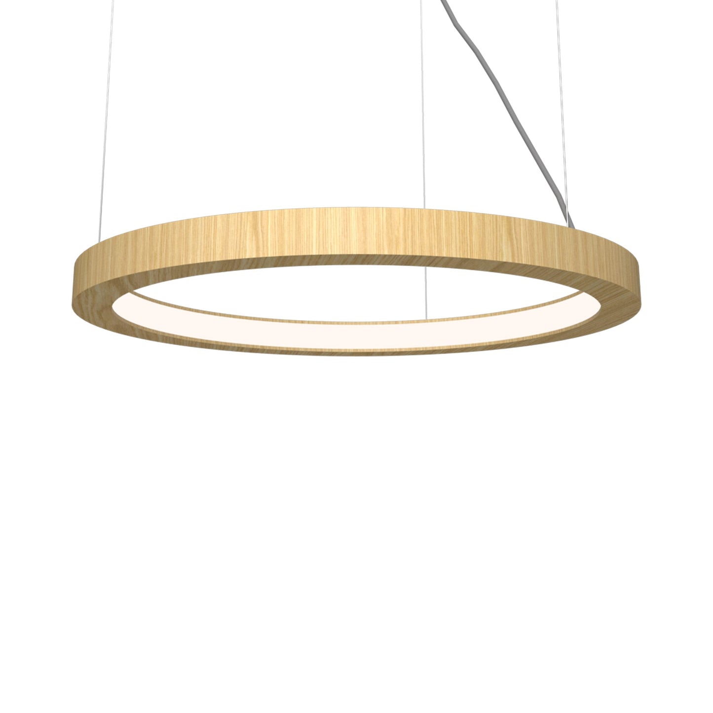 Frame LED Ring Chandelier in Sand.