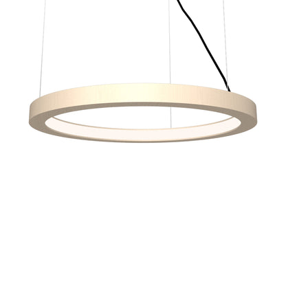 Frame LED Ring Chandelier in Organic Cappuccino.