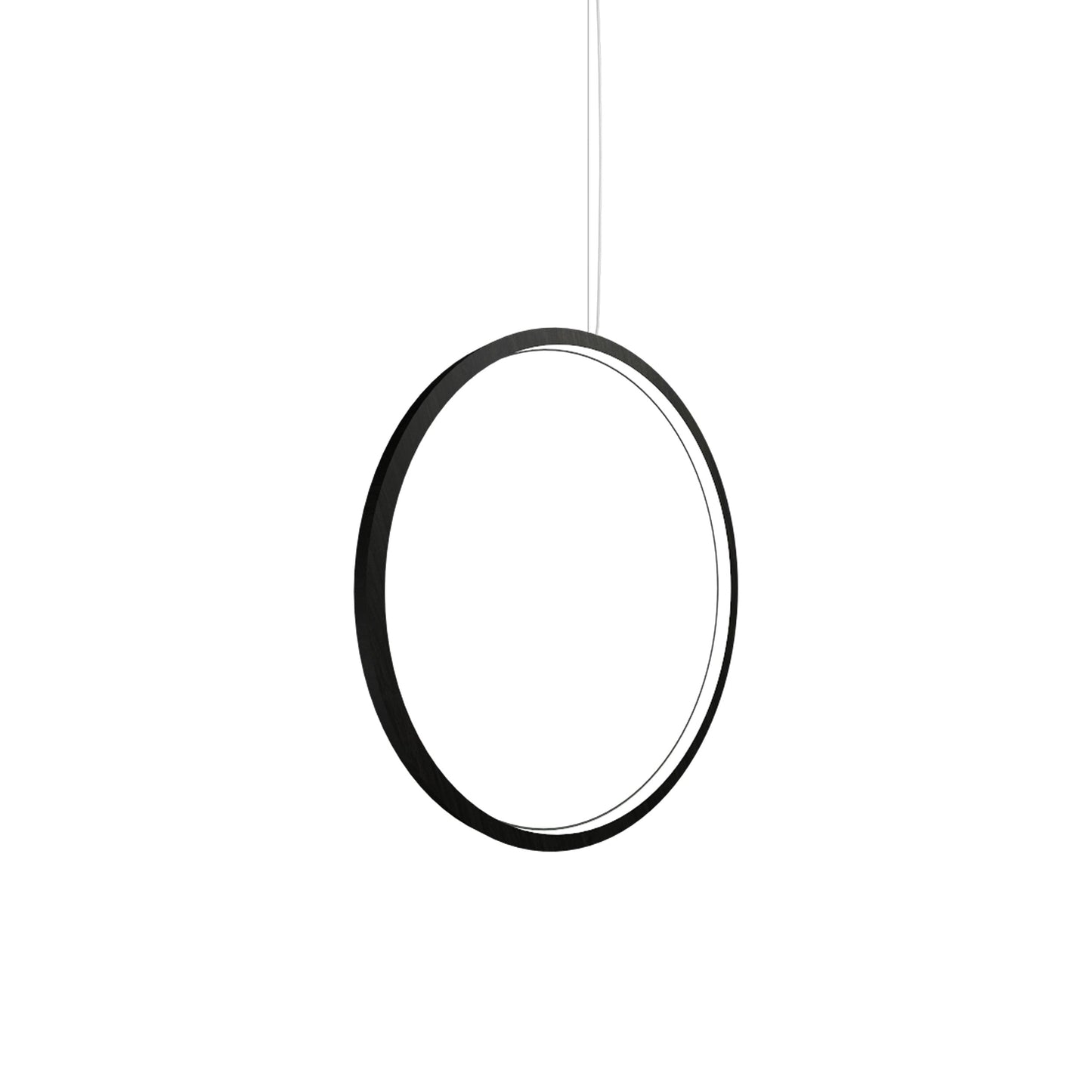 Frame LED Vertical Pendant Light in Charcoal (23.62-Inch).