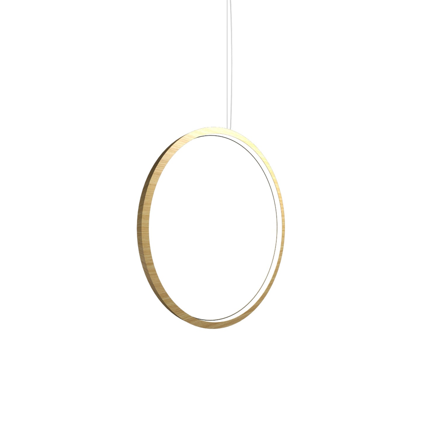 Frame LED Vertical Pendant Light in Sand (23.62-Inch).