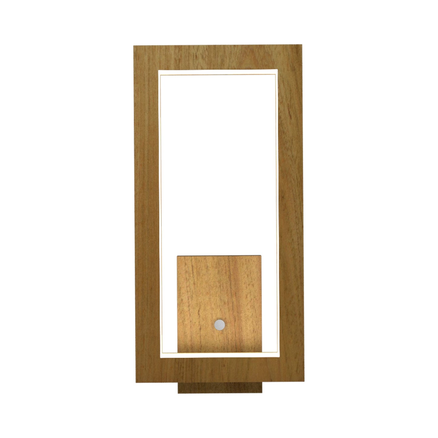 Frame LED Wall Light in Louro Freijó (Rectangle).