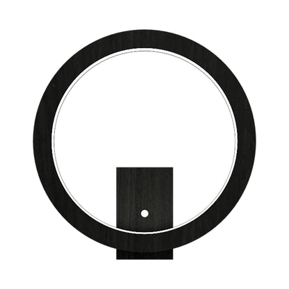 Frame LED Wall Light in Charcoal (Round).