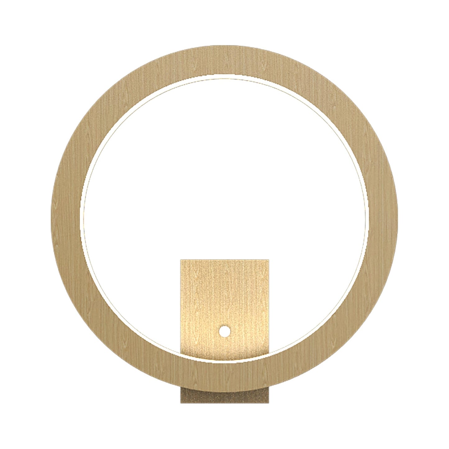 Frame LED Wall Light in Sand (Round).