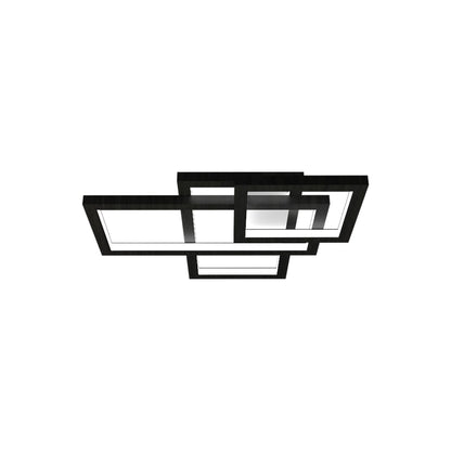 Frame Square LED Ceiling / Wall Light in Charcoal (Small).
