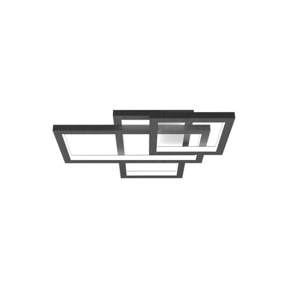 Frame Square LED Ceiling / Wall Light in Organic Lead Grey (Small).