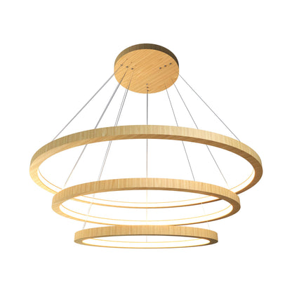 Frame Trio LED Pendant Light in Sand.