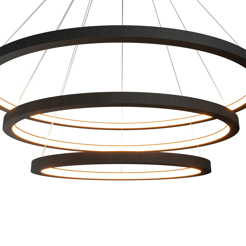 Frame Trio LED Pendant Light in Detail.