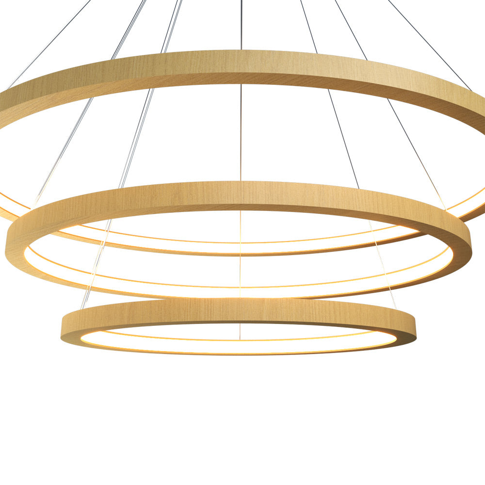Frame Trio LED Pendant Light in Detail.