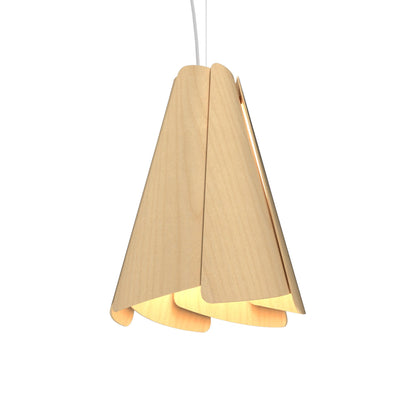 Fuchsia Pendant Light in Maple (12.99-Inch).