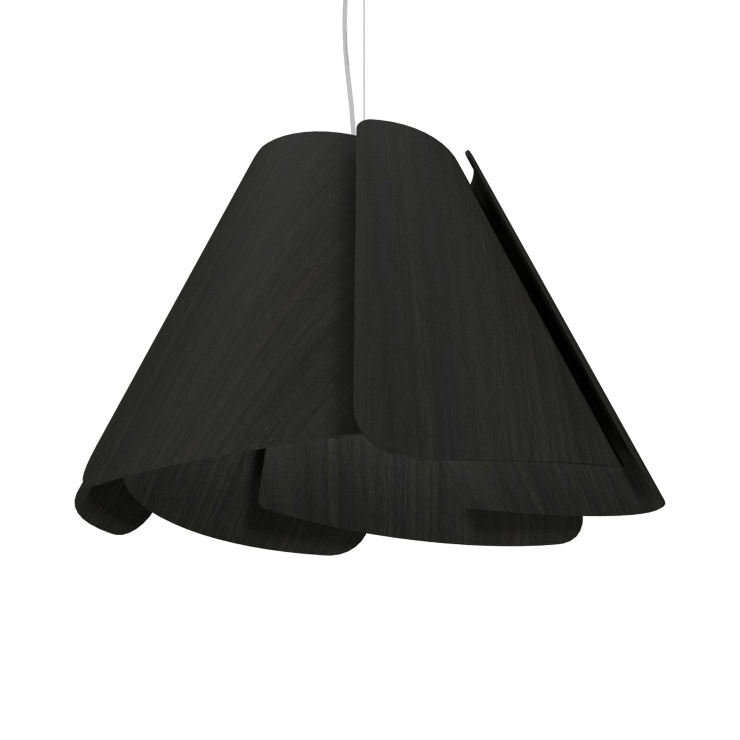 Fuchsia Pendant Light in Charcoal (23.62-Inch).