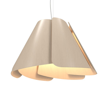 Fuchsia Pendant Light in Organic Cappuccino (23.62-Inch).