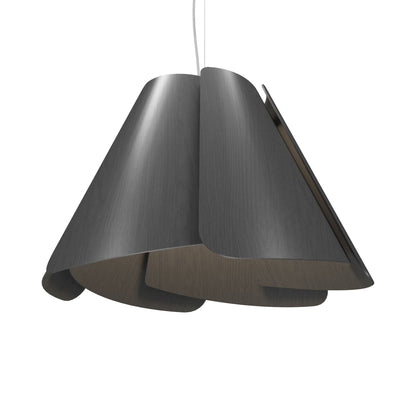 Fuchsia Pendant Light in Organic Lead Grey (23.62-Inch).