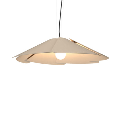 Fuchsia Pendant Light in Organic Cappuccino (37.4-Inch).