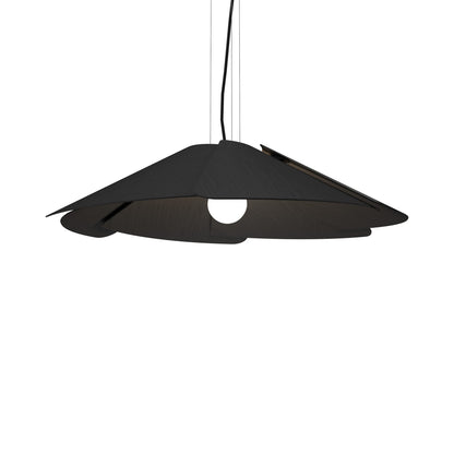 Fuchsia Pendant Light in Organic Lead Grey (37.4-Inch).