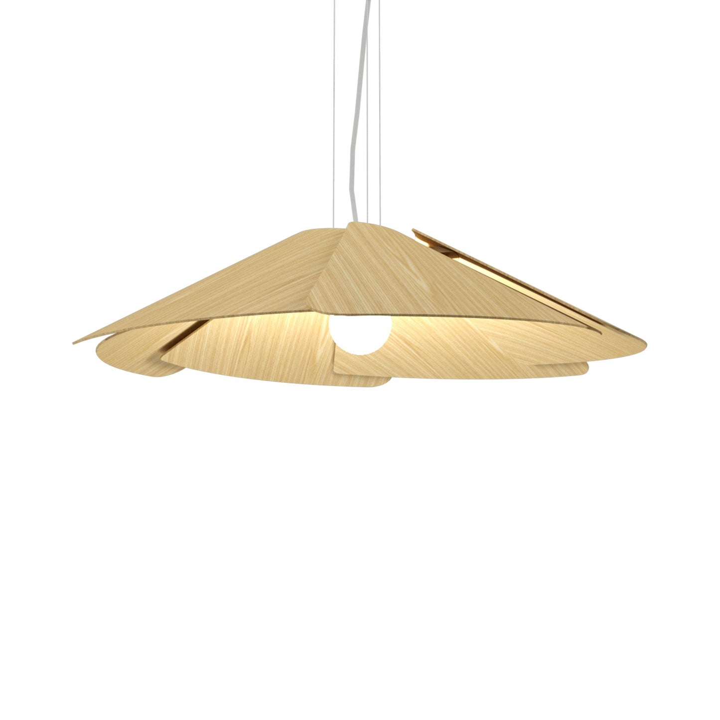 Fuchsia Pendant Light in Sand (37.4-Inch).