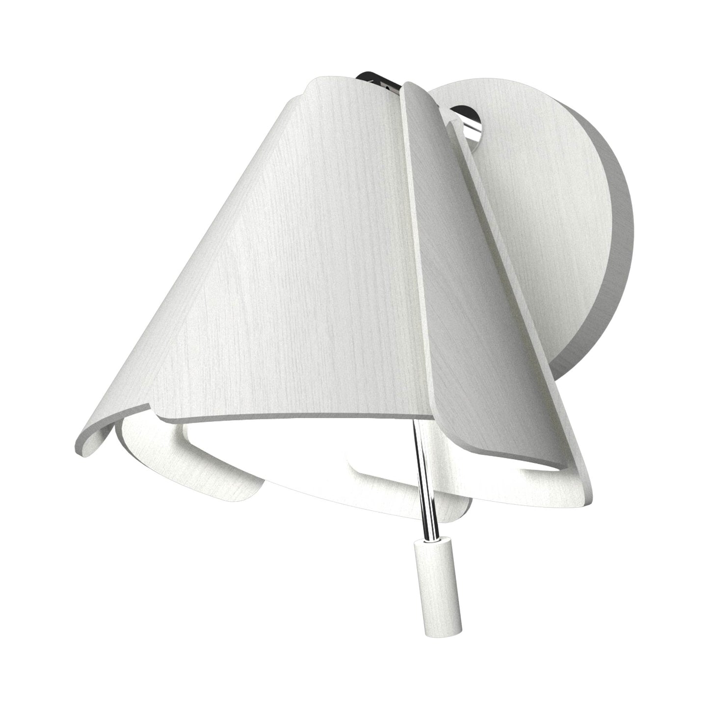 Fuchsia Wall Light in Organic White.