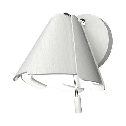 Fuchsia Wall Light in Organic White.