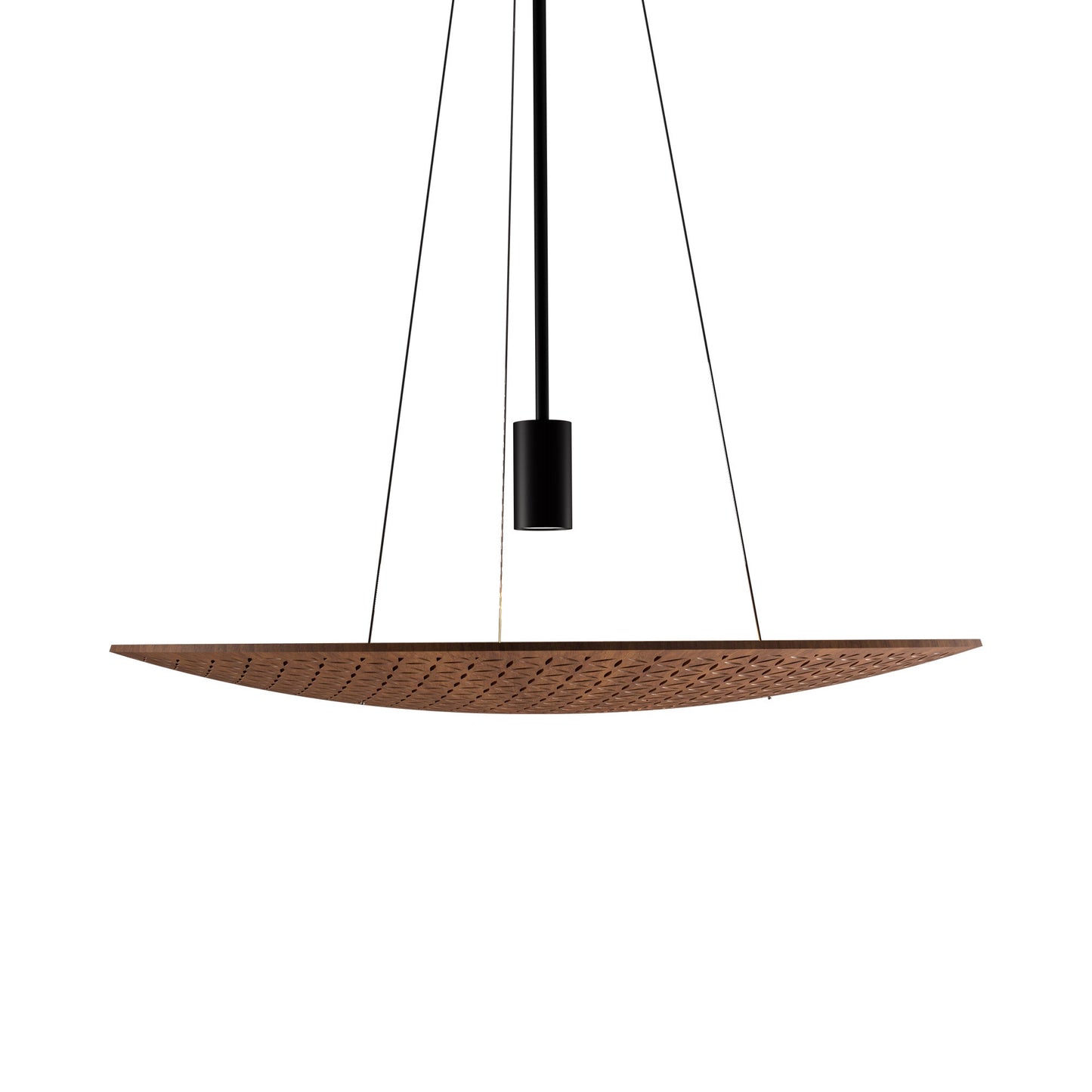 Harmony Pendant Light in Imbuia (23.62-Inch).