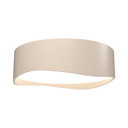 Horizon LED Flush Mount Ceiling Light in Organic Cappuccino (15.75-Inch).