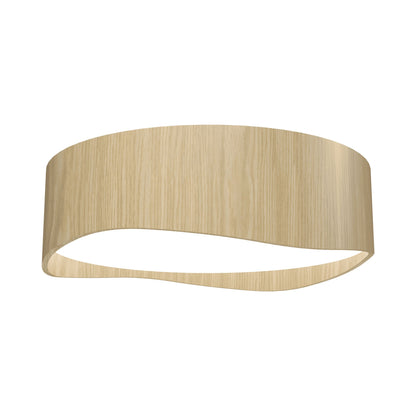 Horizon LED Flush Mount Ceiling Light in Sand (15.75-Inch).