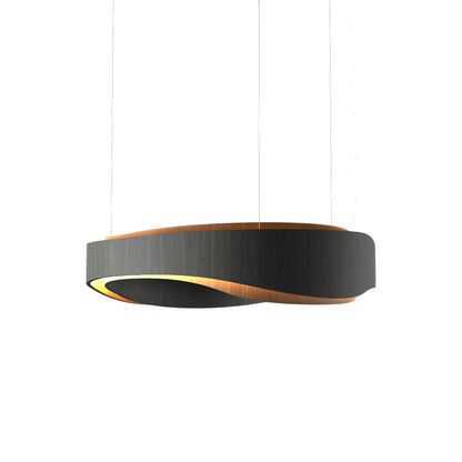 Horizon LED Pendant Light in Charcoal (31.5-Inch).