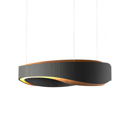 Horizon LED Pendant Light in Charcoal (39.37-Inch).