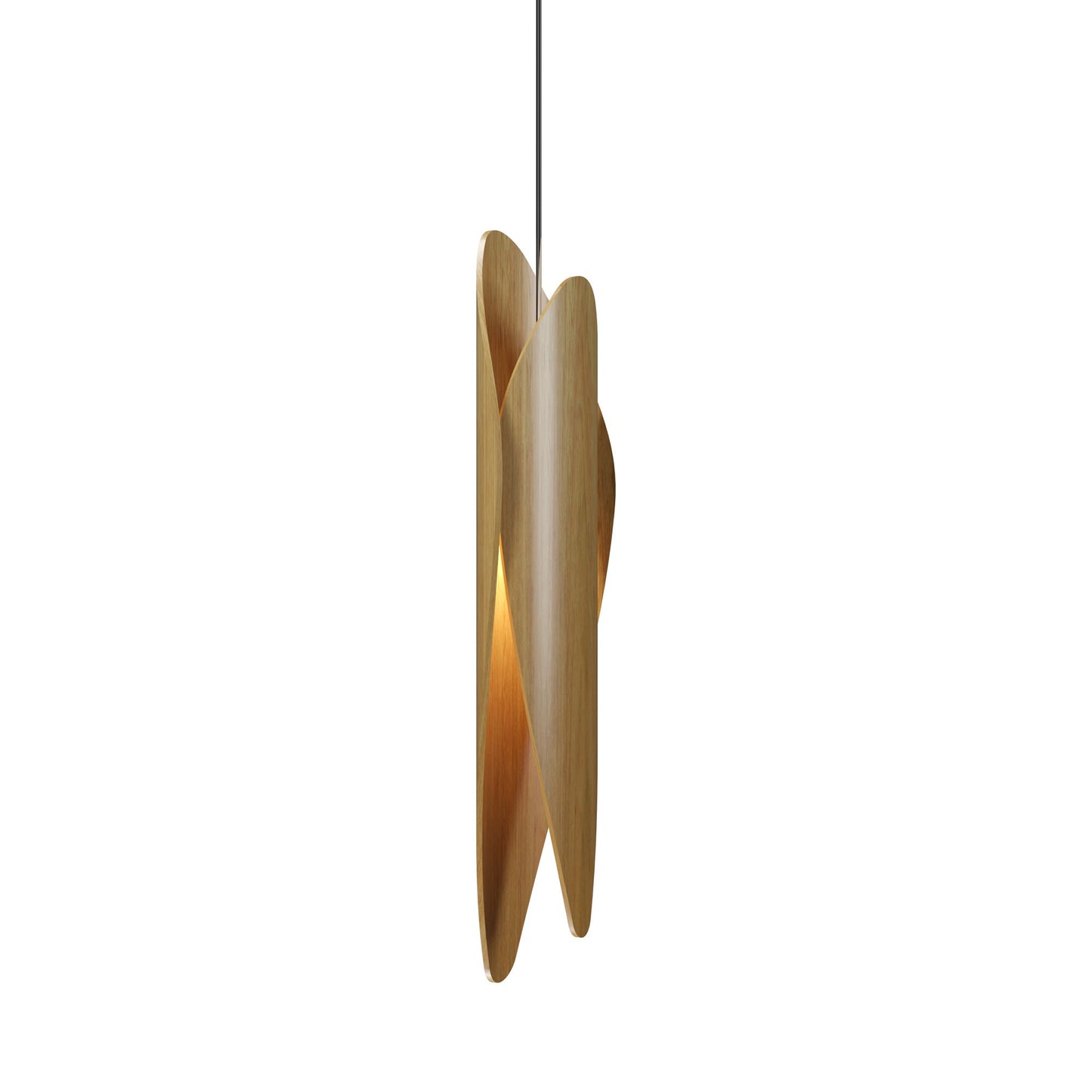 Leaf Pendant Light in Louro Freijo.