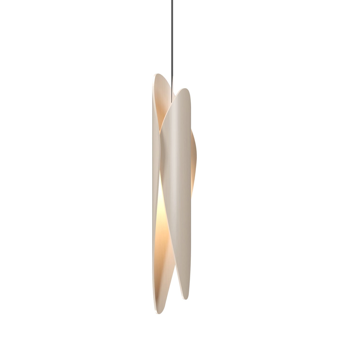 Leaf Pendant Light in Organic Cappuccino.