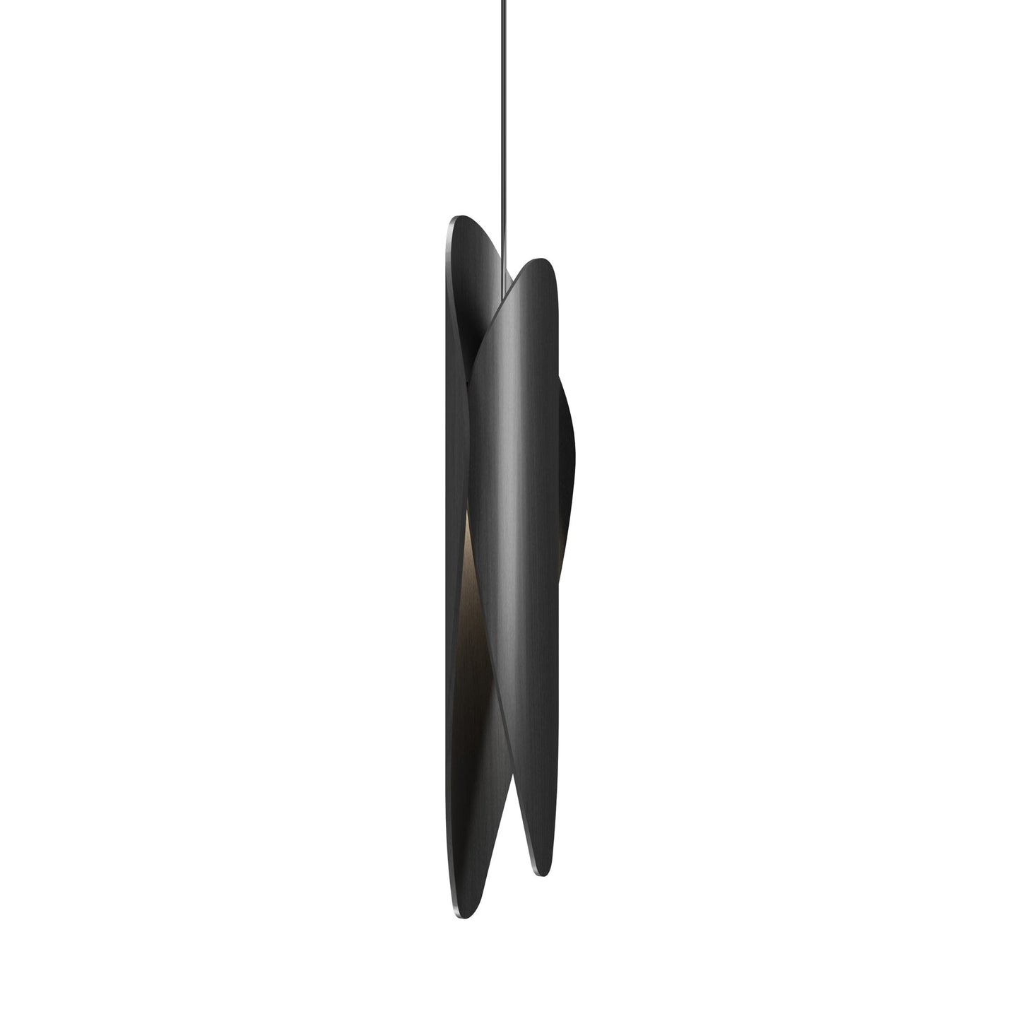 Leaf Pendant Light in Organic Lead Grey.