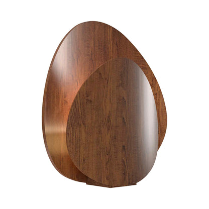 Leaf Table Lamp in Imbuia.