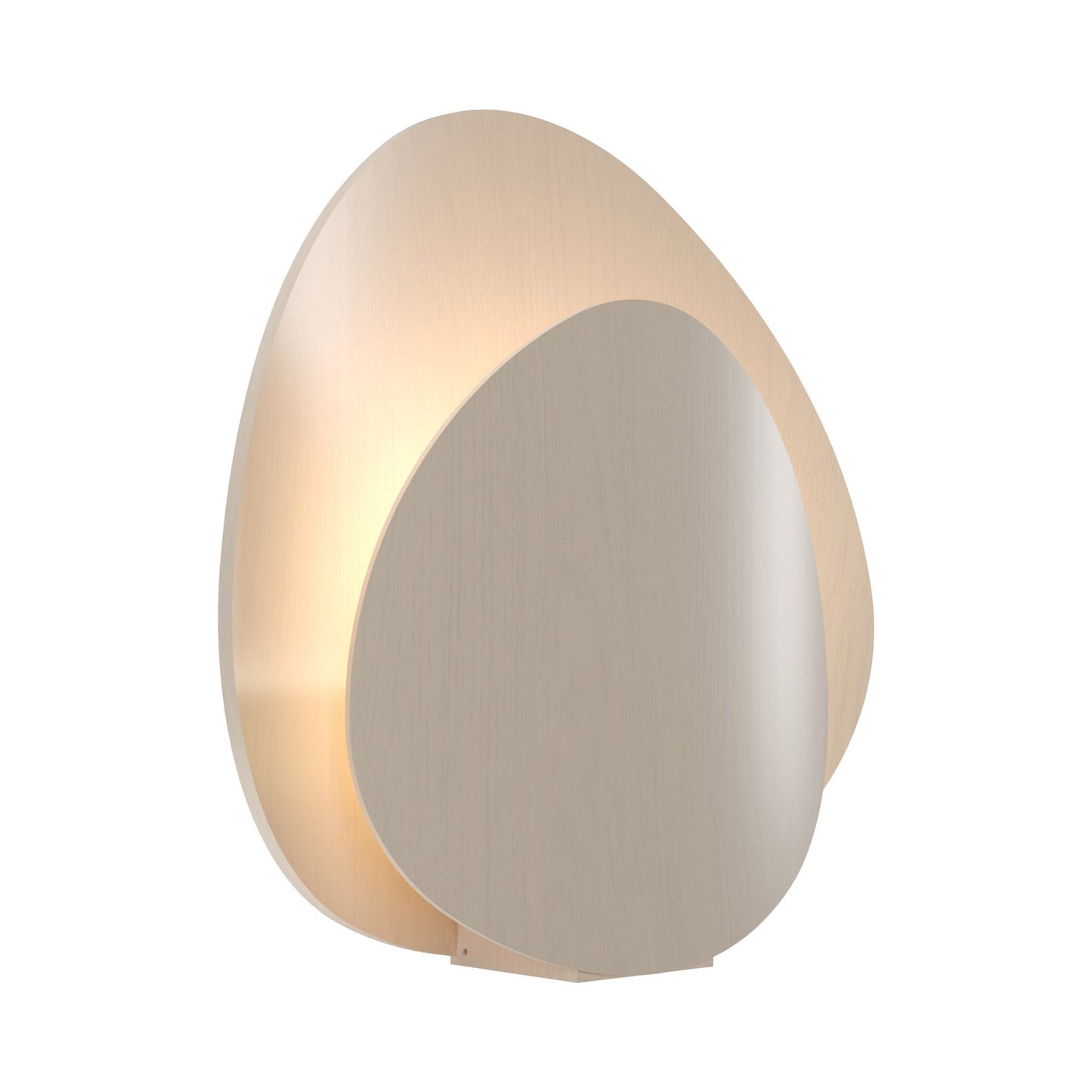 Leaf Table Lamp in Organic Cappuccino.