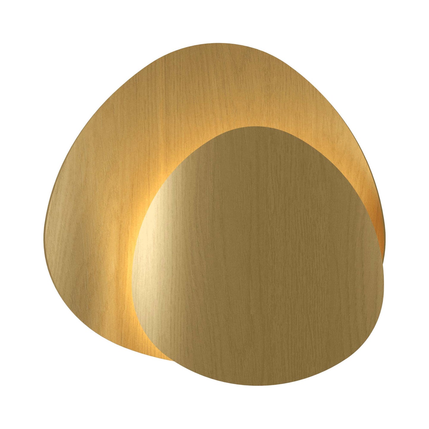 Leaf Wall Light in Organic Gold.