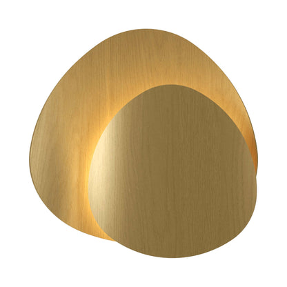 Leaf Wall Light in Organic Gold.