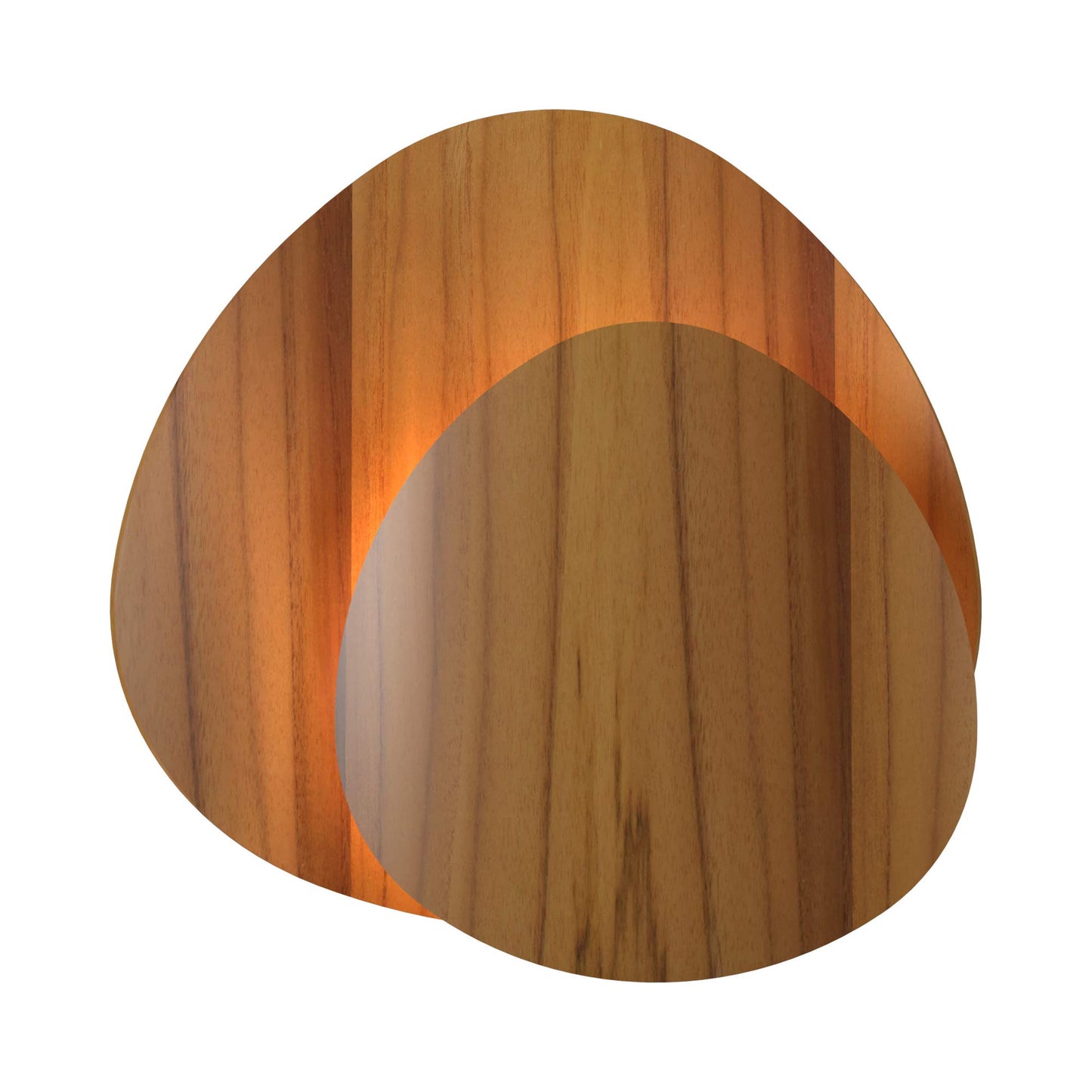 Leaf Wall Light in Teak.