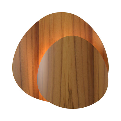 Leaf Wall Light in Teak.