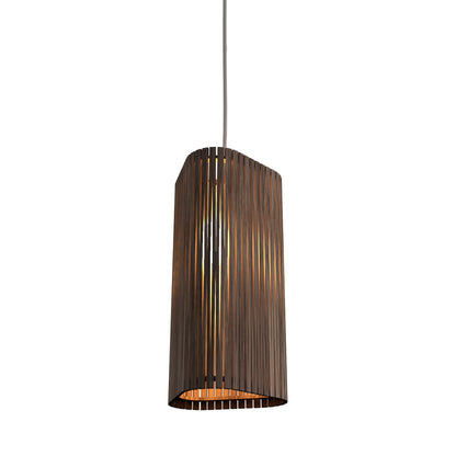 Living Hinges 14 Pendant Light in American Walnut (11.81-Inch).