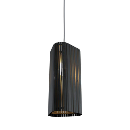 Living Hinges 14 Pendant Light in Charcoal (11.81-Inch).