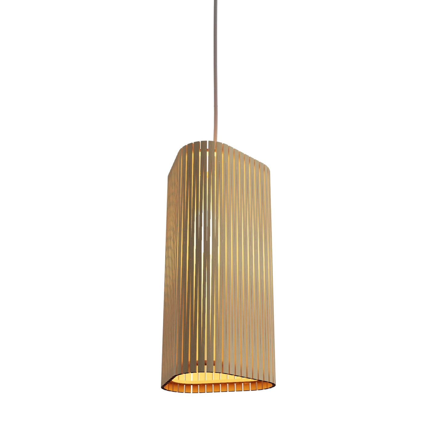 Living Hinges 14 Pendant Light in Maple (11.81-Inch).
